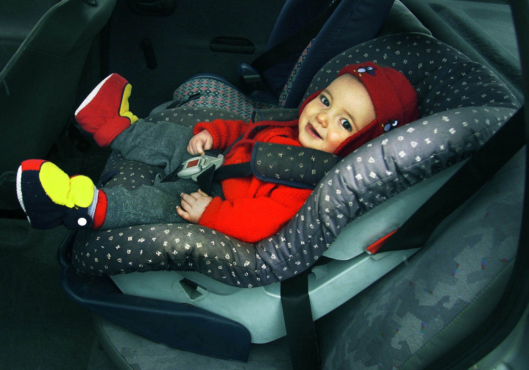 Baby in car seat